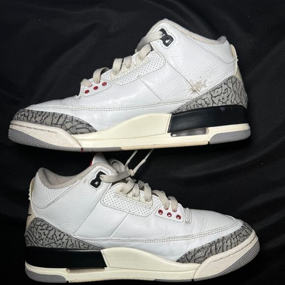 Nike Air Jordan 3 Retro White Cement Reimagined Men's Shoes - Size 8.5 - Picture 2 of 9